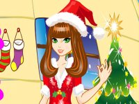 Christmas Girl Dressup Online Game