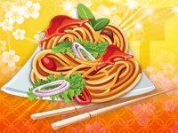 Fried Noodles Cooking Game