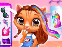 Kitty Animal Hair Salon Online Game
