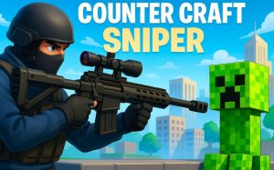 Counter Craft Sniper: Projectilecraft Sniper FPS Online Game