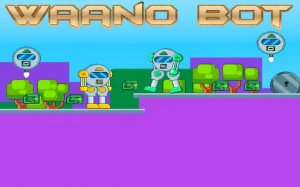 Waano Bot: Sci-Fi Platformer Challenge Online Game